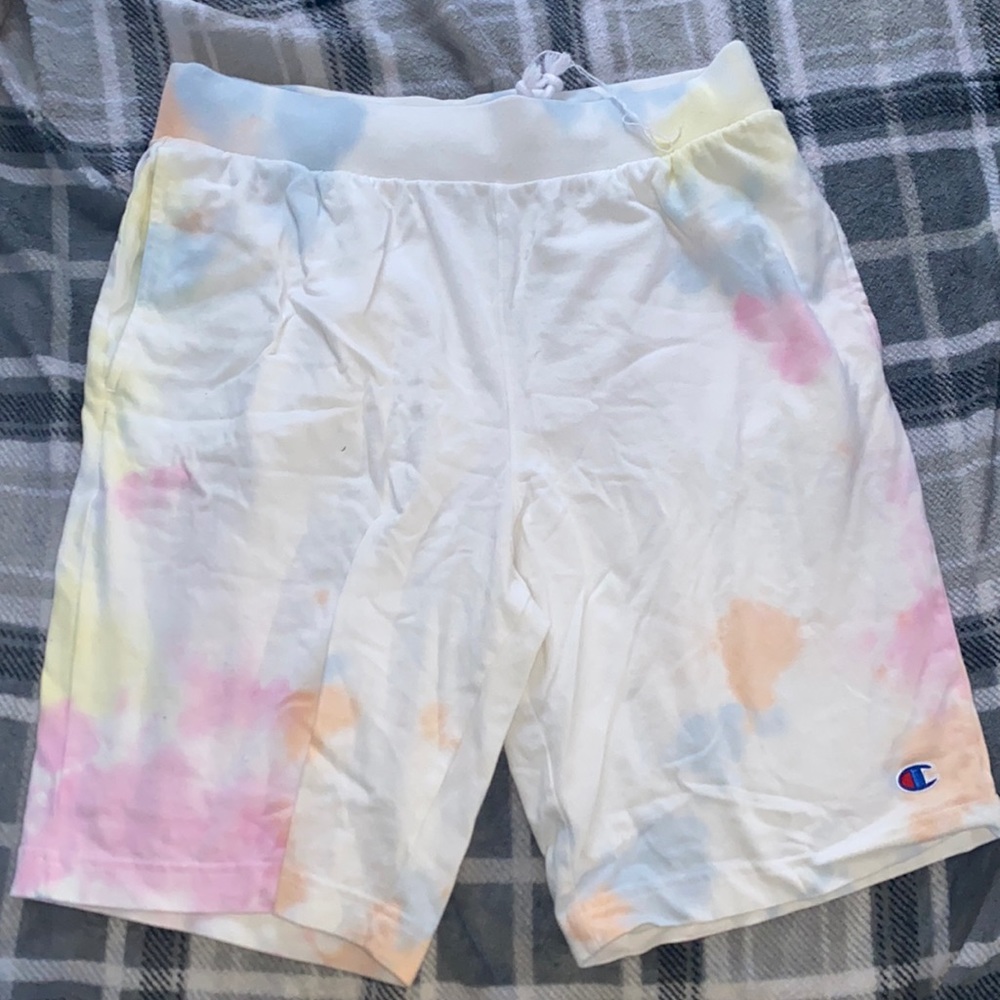 Tyedye champion sweatshorts